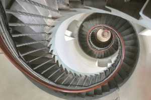 photica-Wendeltreppe Wendeltreppe von oben